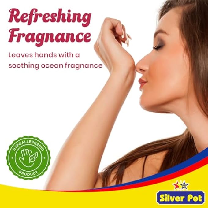 Silver Pot FRESH APPLE CINNAMON HAND WASH  400ML  GENTLE MOISTURIZING FORMULA WITH REFRESHING APPLE CINNAMON SCENT, EFFECTIVE GERM PROTECTION AND DAILY HYGIENE - Image 5